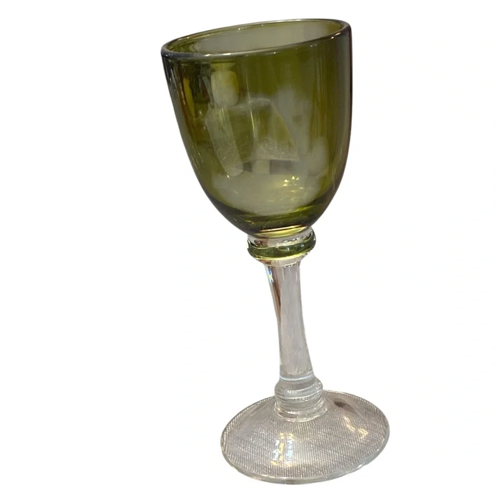 Crate and Barrel Colored Wine Goblets (Set of 8)